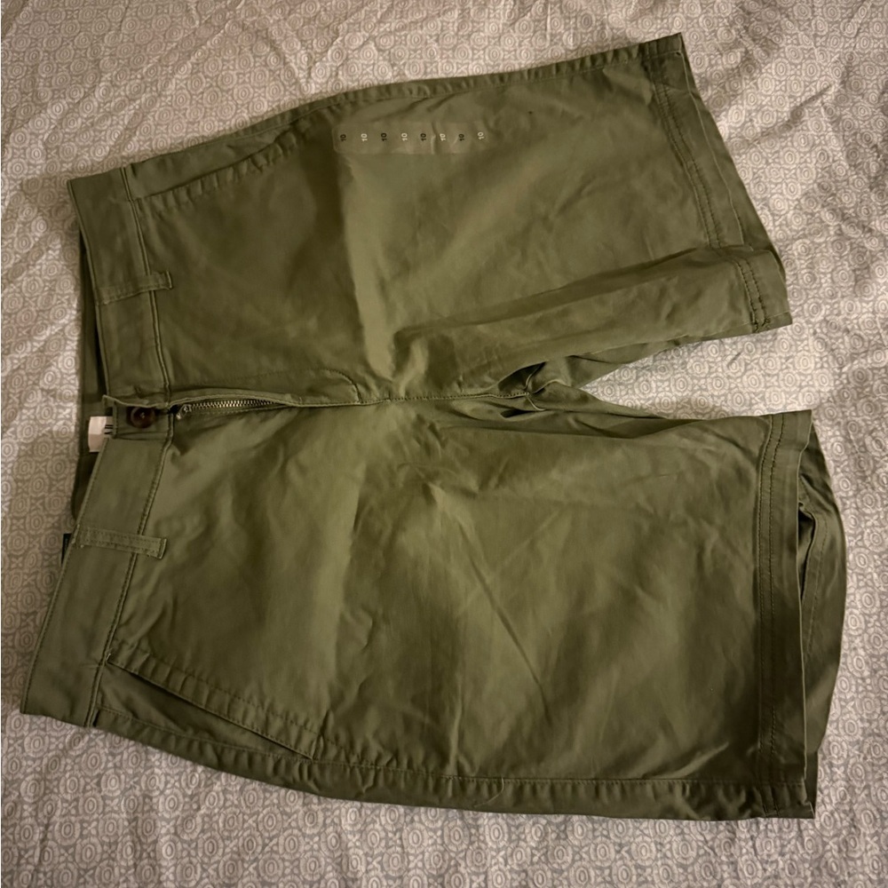 GAP Green Bermuda Shorts Cotton Twill Casual